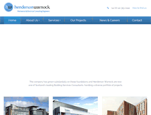 Tablet Screenshot of hendersonwarnock.com